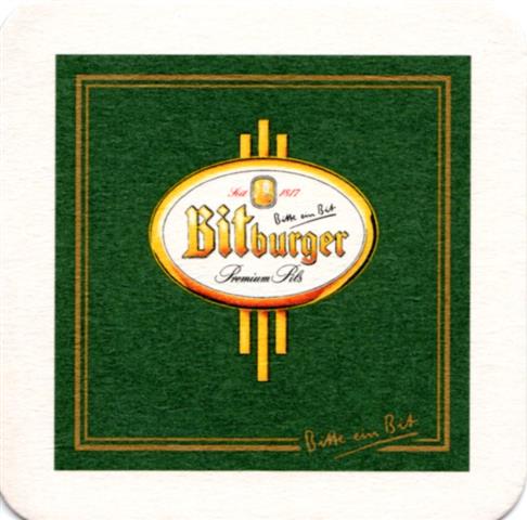 bitburg bit-rp bitburger europa 1a (quad185-grün mit goldlinie) 